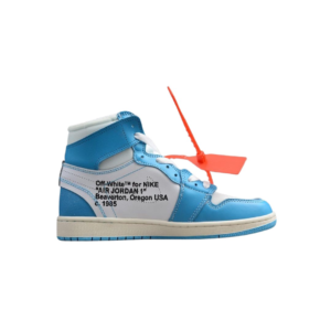 Alternative view of Nike Air Jordan 1 Off White -University Blue