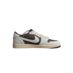 Alternative view of Jordan 1 Low Travis Scott Reverse Mocha Brown