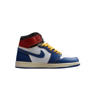 Alternative view of Jordan 1 Retro High Union Los Angeles Blue Toe