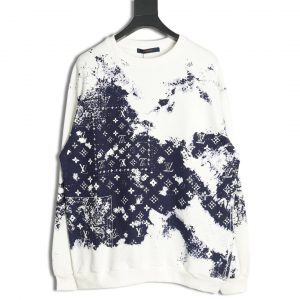 Louis Vuitton Tie-dye Round-Neck Sweatshirt