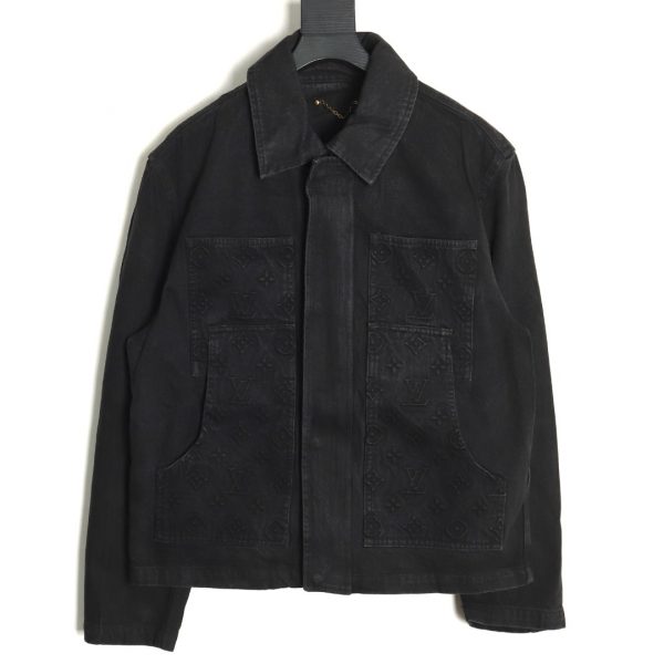 Louis Vuitton LV Embossed Presbyopic Denim Jacket