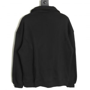 Alternative view of Saint Laurent Paris half-zip turtleneck sweatshirt