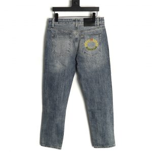 Alternative view of Burberry Wheat Ear Embroidered Jeans