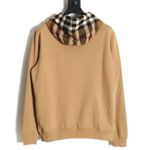 Alternative view of Burberry Plaid Hoodie Coffe