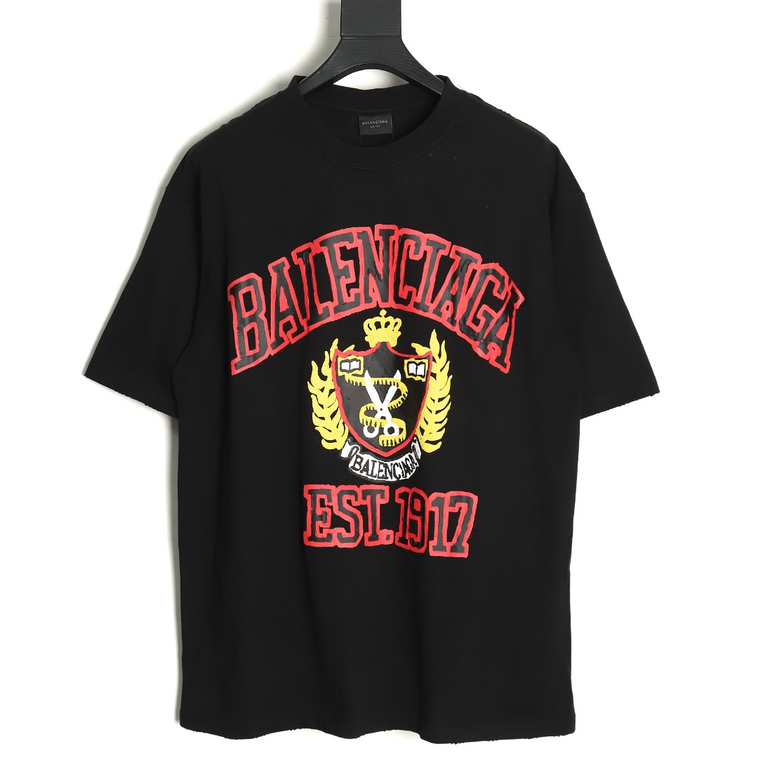 Balenciaga Black scissors print