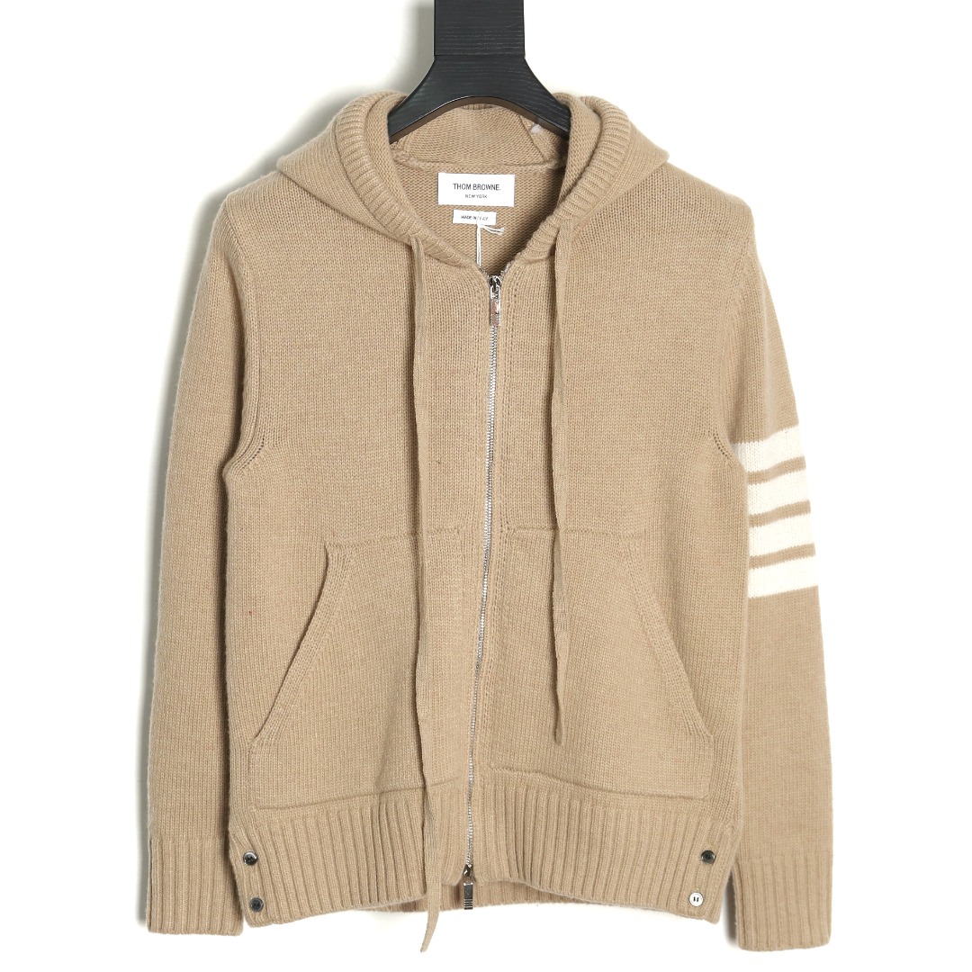 Thom Browne Australian Fur Hooded Jacket