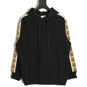 Gucci Black Hoodie With Reflective Fabric