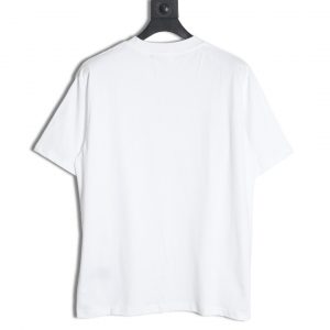 Alternative view of Prada Wavy Line Triangle Embroidery Short Sleeve T-Shirt