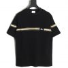 Burberry Black Striped Short Sleeve T-shirt
