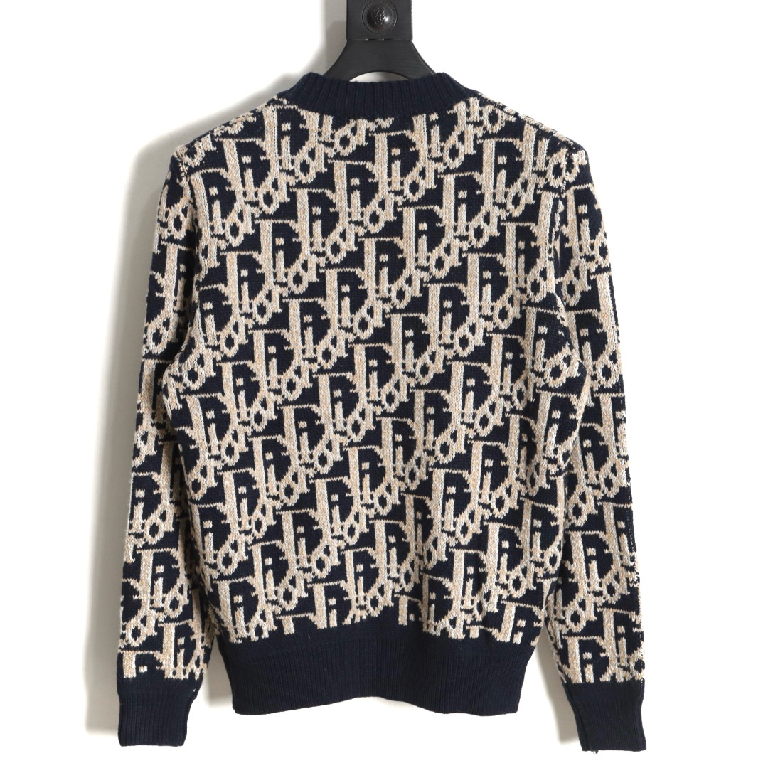 Dior New All-over Print Crew Neck Sweater - Image 2