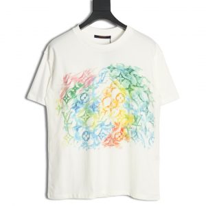 Alternative view of Louis Vuitton crayon printed short-sleeved