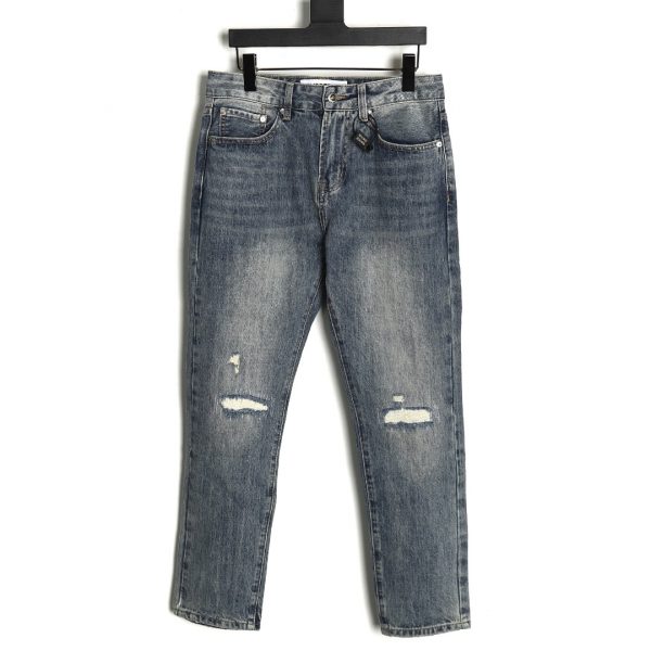 Burberry Wheat Ear Embroidered Jeans