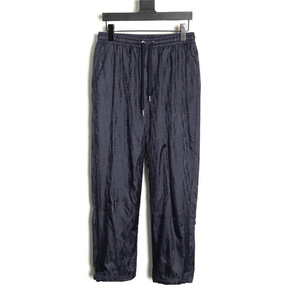 Dior Dark Allover Printed Jacquard Trousers