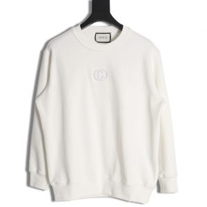 Gucci With Chest Logo Embroidery White