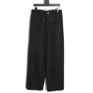 Louis Vuitton Wool Pants Turquoise Details