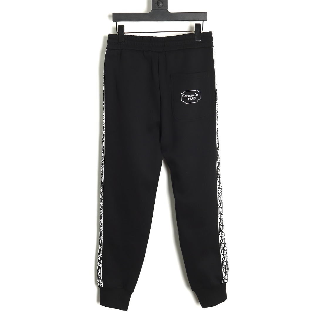 Dior Trousers With Antique Flower Print Black - Image 2