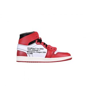 Alternative view of Jordan 1 HIgh Red White Chicago