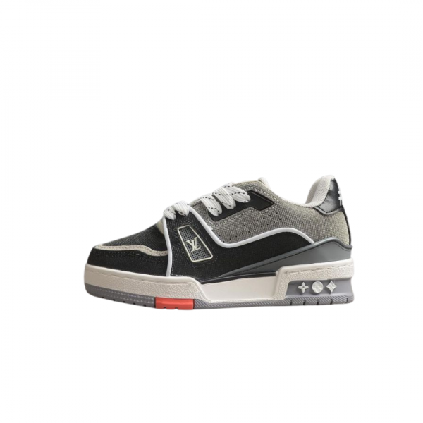 Louis Vuitton LV Trainer Black White Gray