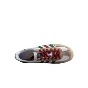 Alternative view of Gucci White Green Red Gazelle