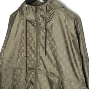 Alternative view of Louis Vuitton Old Flower Printed Windbreaker Zipper