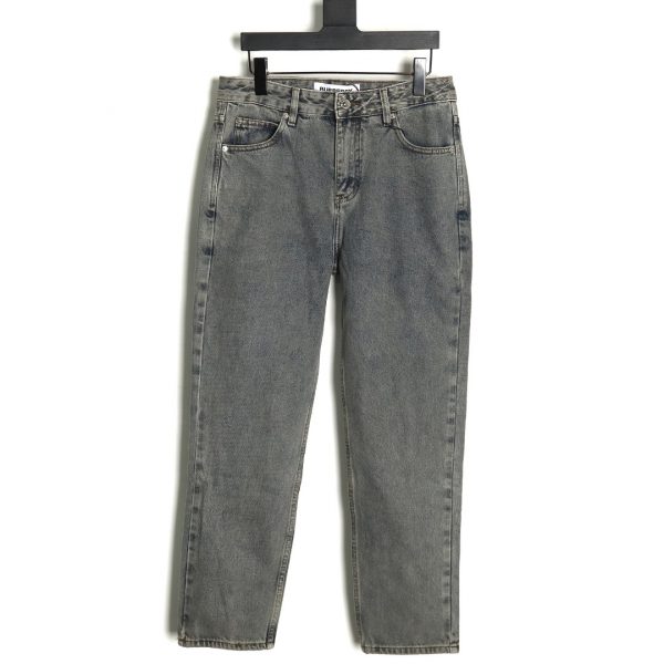 Burberry Wheat Ear Embroidered Jeans