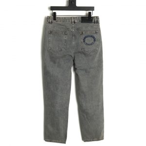 Alternative view of Burberry Wheat Ear Embroidered Jeans