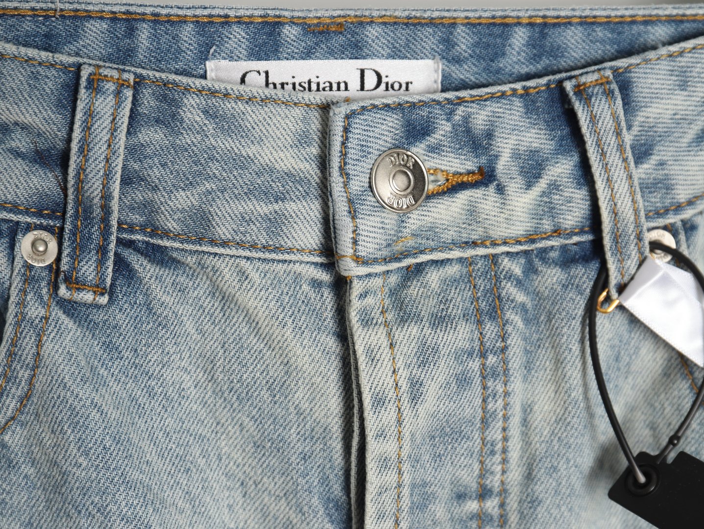 Dior Pocket Slit Jeans - Image 3
