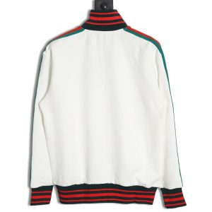 Alternative view of Gucci Allover Printed Double G Jacquard Jacket with Side Straps