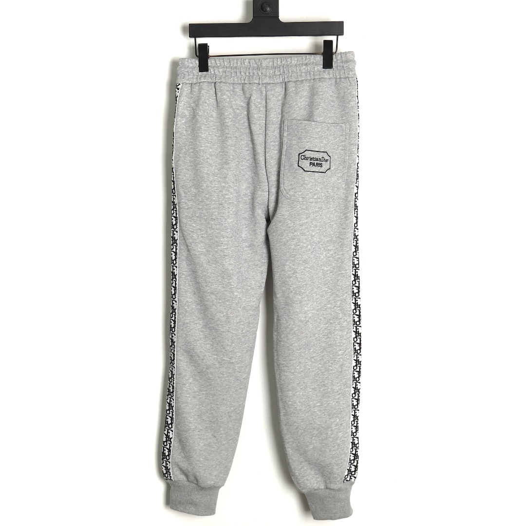 Dior With Antique Flower Print On The Sides Gray - Image 2