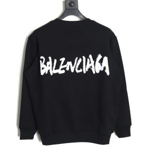 Alternative view of Gucci x Balenciaga Graffiti Letter Print Black