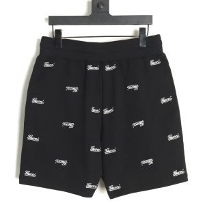 Alternative view of Gucci All-over Embroidered Letter Print Logo Shorts
