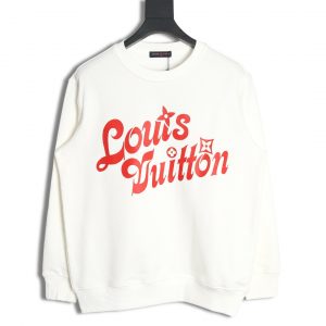 Louis Vuitton Red Letter Print