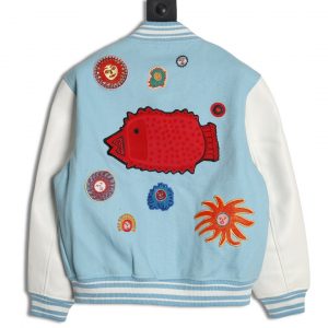 Alternative view of Louis Vuitton Kusama Sunfish Baseball Jacket