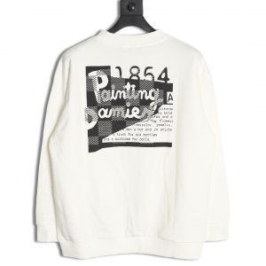 Alternative view of Louis Vuitton All-match Fleece Crew Neck Sweatshirt with Logo Print
