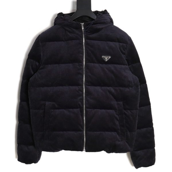 Prada Corduroy Jacket Black