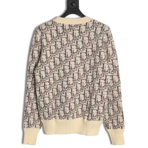 Alternative view of Dior Antique Flower Jacquard Crewneck Sweater
