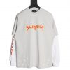 Balenciaga Two-Piece Long-Sleeved T-Shirt with Letter Print and Flame Logo