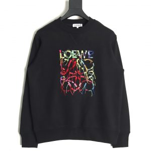 Loewe Crewneck Sweatshirt with Hand-Embroidered Tassels
