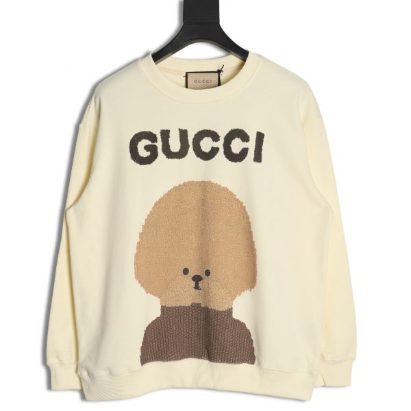Gucci Funny Cartoon Series Printed Crewneck Sweatshirt