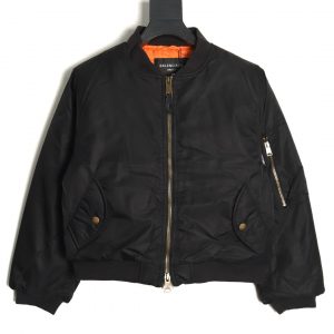 Balenciaga Bomber Jacket with Zipper on the Sleeves
