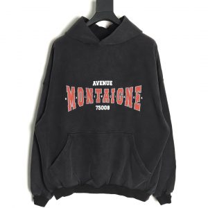 Balenciaga Washed Hoodie with Foam Print