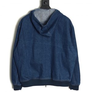 Alternative view of Dior Hooded Denim Jacket With Embroidered Dior Lettering