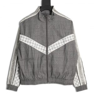 Louis Vuitton Plaid Wool Belted Jacket