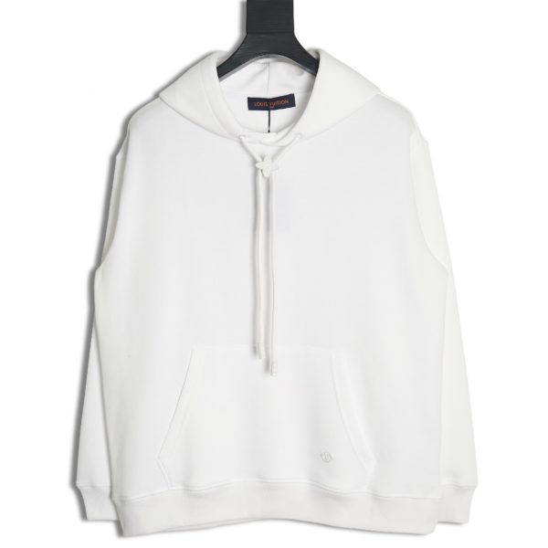 Louis Vuitton Floral Hoodie White with Louis Vuitton Hardware