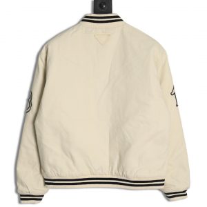 Alternative view of Prada Baseball Jacket With P Letter Patch On Chest