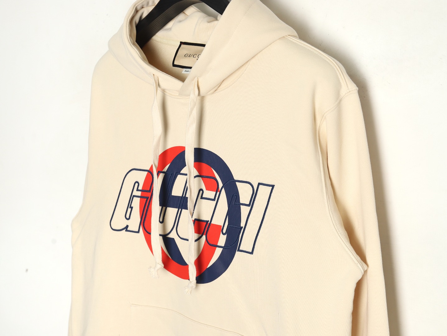 Gucci Double G Circular Font Embroidered Hoodie - Image 3