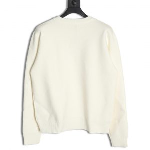 Alternative view of Prada Iron Logo White Knit Sweater