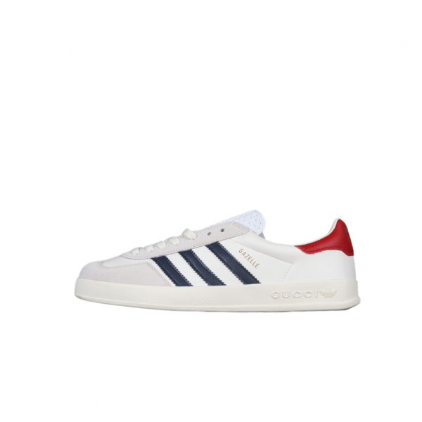 Gucci Gazelle White Red Blue