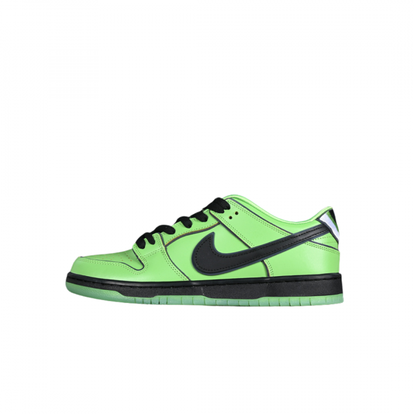 Nike Dunk Low SB + Powerpuff Green