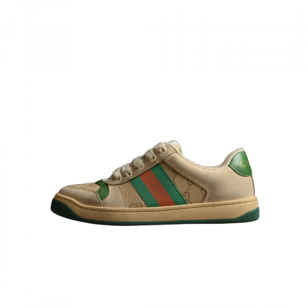 Gucci Green Heel Beige